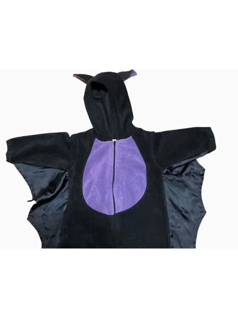 Baby Grand Black Purple Bat Costume Infant Halloween Jumpsuit 18 months